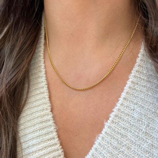 Gold Link Chain Necklace