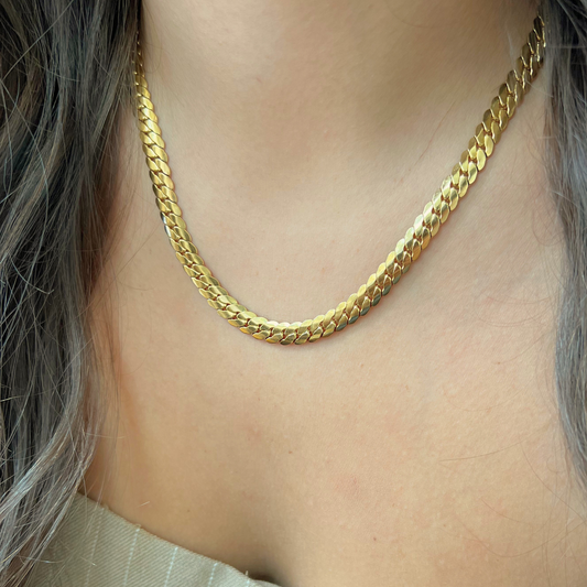 Gold Cuban Chain Necklace